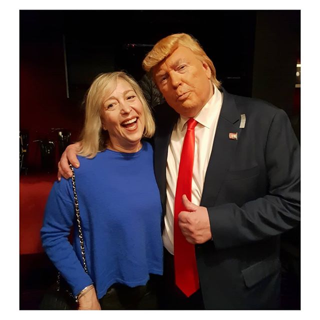 Monday night. 
What did he say to me? 
Should I be laughing? 
What a fun time I had @sohotheatre with @theofficialalisonjackson Thank you. 
I highly recommend going to see her show on her "audience with" UK Tour.