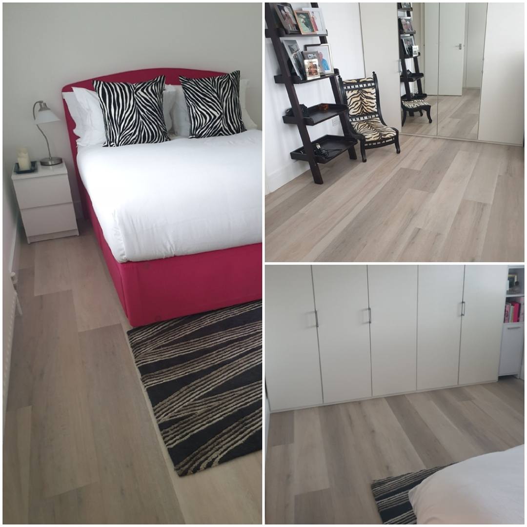 I mostly work with lifestyle clients consulting and advising on personal brand, image and style
But often also on 
interiors. .
This is the brilliant new Karndean flooring that I have recently put in the top floor of this Fulham house.
I am so impressed with it as it really does look and feel exactly like wood. .
It's from the Karndean Korlock range and the colour is Texas White Ash.  It has accoustic foam backing for soundproofing and is especially good for top floor bedrooms and apartments. .
I' ve always been an engineered wood flooring advocate for my interiors styling clients until now.  I think I may just have had my head turned by Karndean. 
.
The photos are of the master bedroom and dressing room.
.
.
.
.

@karndeandesignflooring @karndean_uk