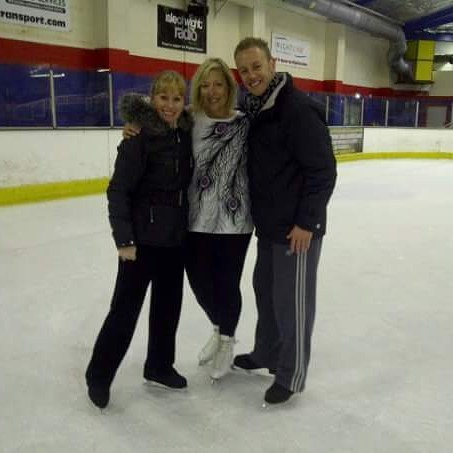 @dancingonice Me skatng a few years ago in Isle of Wight with @thedanwhiston . 
Such a lovely man! 
This was when a few of the Dancing on Ice skaters came to teach a weeks workshop on the