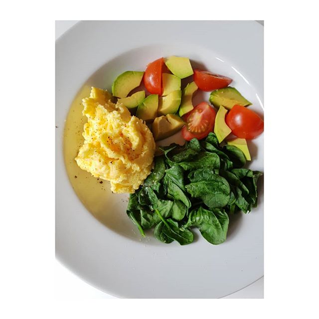 Another protein and low carb breakfast idea.

Scrambled eggs with spinach, avocado and tomatoes. You could leave a 12 hours interval before you eat your breakfast,  after your last meal the eve before.  This gives your digestion a chance to rest. 16-18 hours is an optimum gap if you're on a weight loss journey. On 2 consecutive days for the best result.

Spinach, avocado and tomatoes are all good slow release carbs eaten together with the protein of the eggs.  Tomatoes contain the antioxidant lycopene which has been linked to many health benefits including reduced risk of heart disease and cancer. They also contain Vit C and Vit K.
.
.
.
.
.