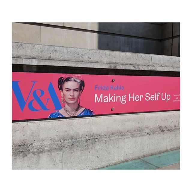 Excited for the press preview of Frida Kahlo exhibition at the V&A. . . . . .