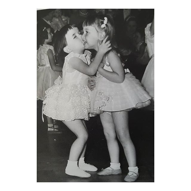 A Happy Birthday to me back in the day! 
That's me age 5 years old on the right receiving an enthusiastic Birthday hug and kiss! 
Hugs and kisses are so important whatever age you are even if it's not your birthday. .
.
.
.
.
.
.