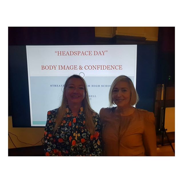@schsgdst 
After my Body Image and Confidence school talk to 500 girls age 11-17 this morning at Streatham & Clapham High school for girls.
With the deputy headmistress and head of pastoral care Gillian Cross.
What a welcoming and inspirational school for young women who would like to make their future individual mark on the world. .
.
.
.
.