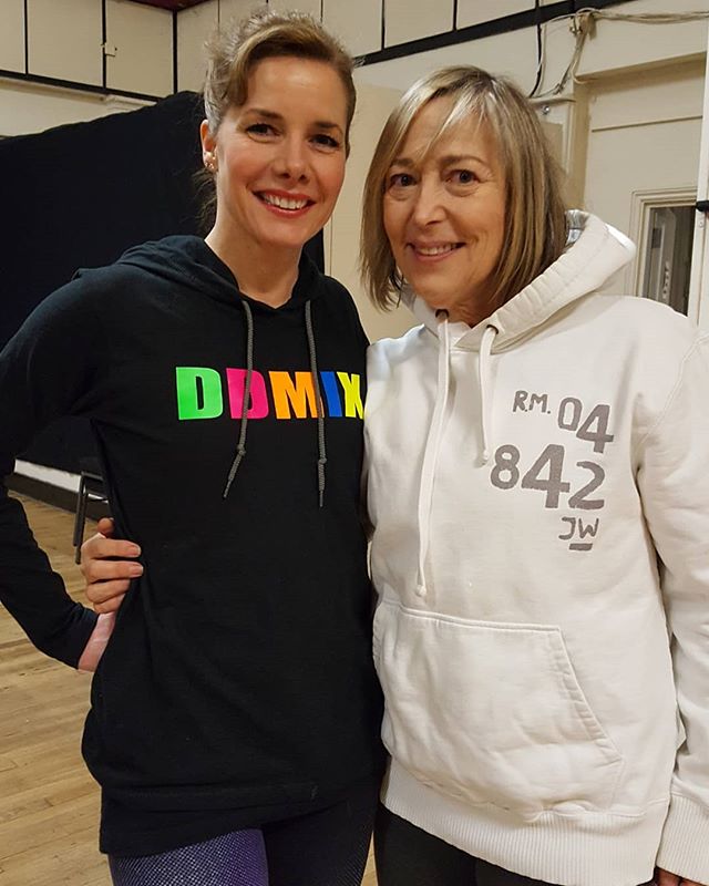 With @darceybussellofficial 
After Darcey's ddmix dance class last year in the Isle of Wight.
.
Used to style her back in the day..
.
She looks fabulous tonight on Strictly Come Dancing.
.
I think she may be wearing Neil Cunningham tonight 
on @bbcstrictly .
.
.
.