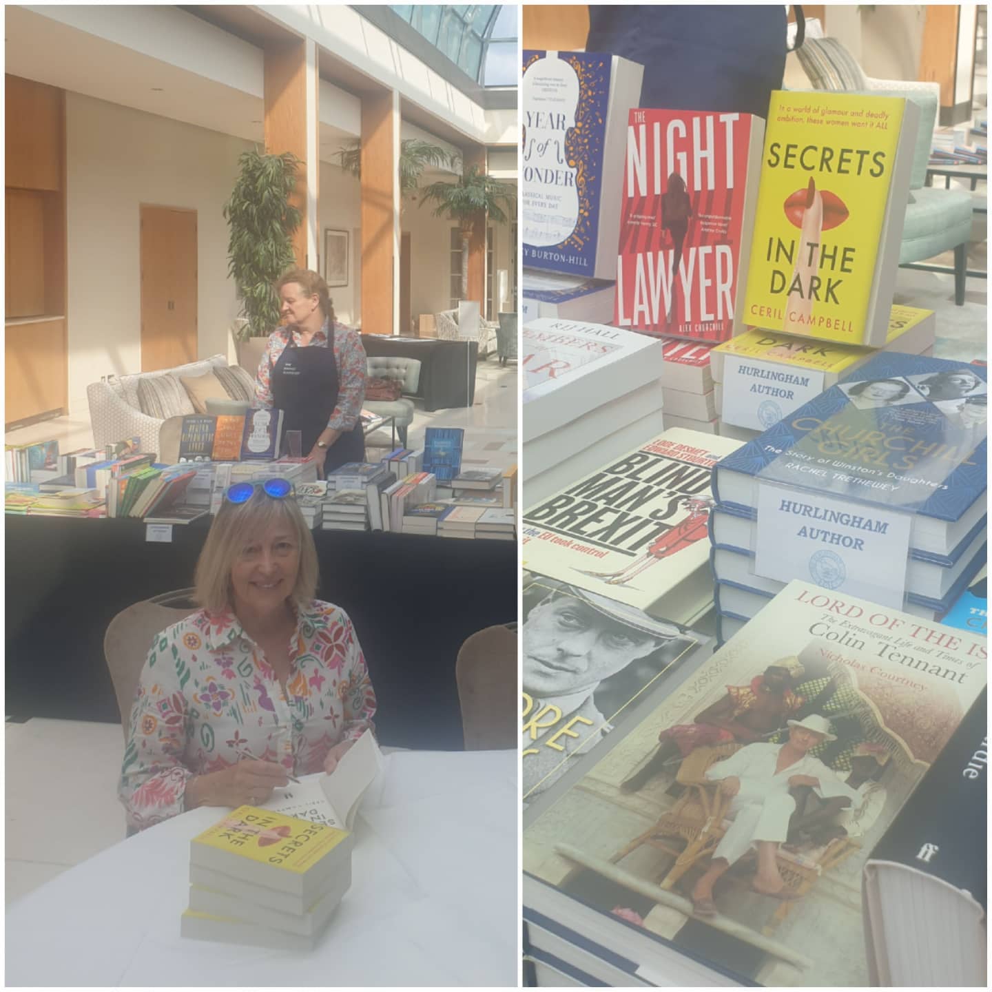Book signing @thehurlinghamclub with @barnesbookshop of my debut novel 
Always so grateful and so thrilled when you buy my book and also comment on how much you've enjoyed it . 
Do please keep spreading the word 
Thank you so much  xx
.
.
.